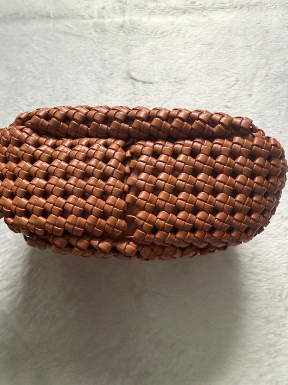 Antik Kraft Woven Mini Bag in Cognac - Picture 2 of 3